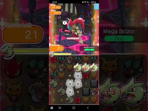UX400 Mega Scizor S Rank (APU, MS, +5) - Pokémon Shuffle