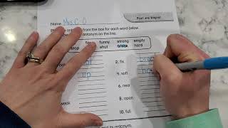 Wed. Antonyms worksheet