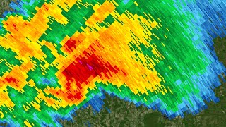 2017 Adel, GA Supercell Radar Loop