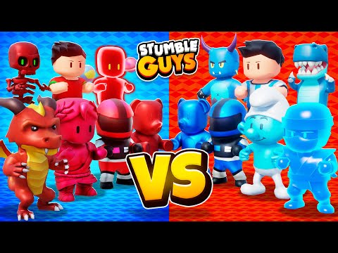 RED vs BLUE in Stumble Guys!