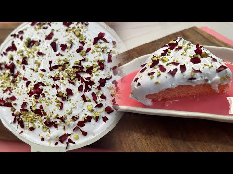 Valentine’s Day Special NO-BAKE CAKE | Très Leche Valentine’s day cake | Anjum’s Food