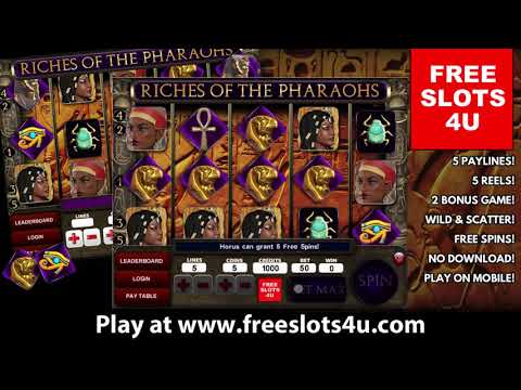 Riches of the Pharaohs Slot by Free Slots 4U