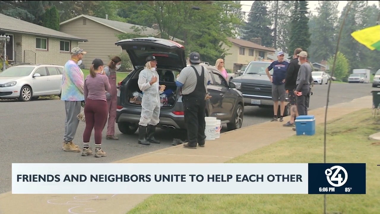 KXLY 4 News Now: friends and neighbors unite to help each other after the Spokane fires
