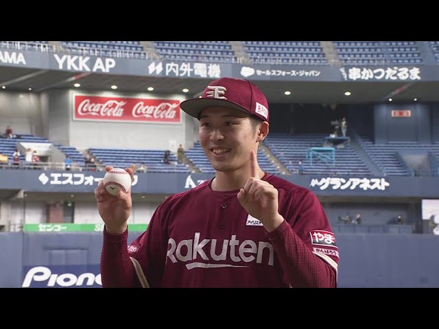 イーグルス・伊藤茉央投手ヒーローインタビュー 4月18日 オリックス・バファローズ 対 東北楽天ゴールデンイーグルス