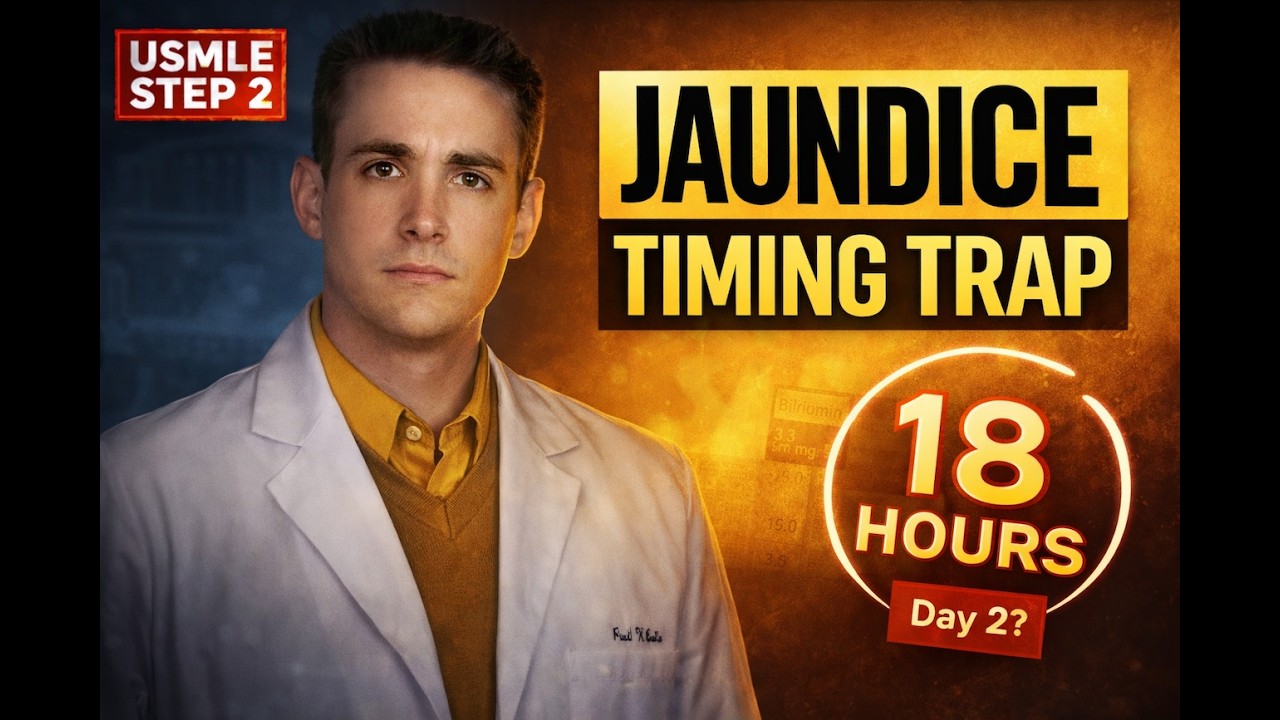 Neonatal Jaundice — The Board Trap Explained - CRASH! USMLE Review Series