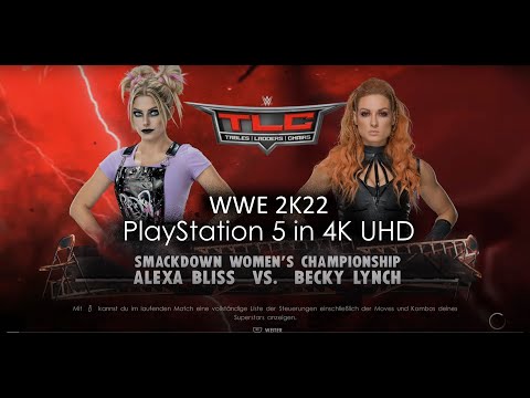 WWE 2K22 - Alexa Bliss vs Becky Lynch - PS5Share 4K UHD