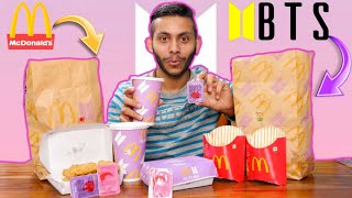 Trying McDonalds BTS Meal India, 🔥 BTS Meal India, 💜 McDonald India, 🔥