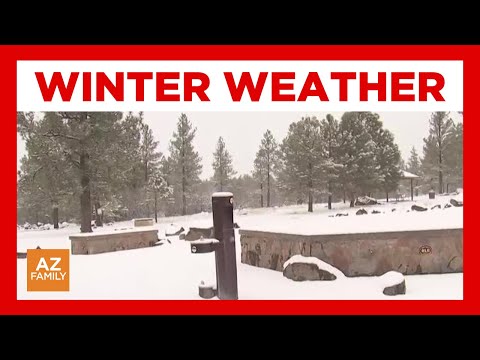 Snowfall increases in parts of northern Arizona