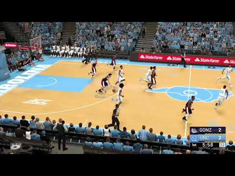 North Carolina vs Gonzaga Highlights NCAA 2K19