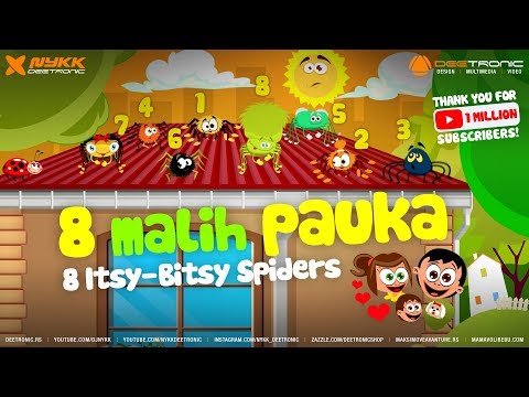 1 MALI PAUK / 8 ITSY BITSY SPIDER - Nursery Rhymes Remix by Nykk Deetronic
