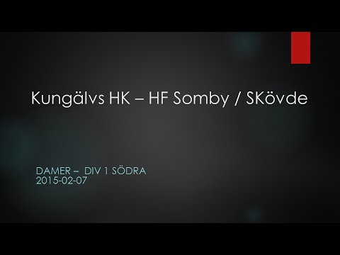 2015 02 07 Kungälvs HK   HF Somby Skövde