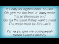 Ella Fitzgerald - By Strauss Lyrics