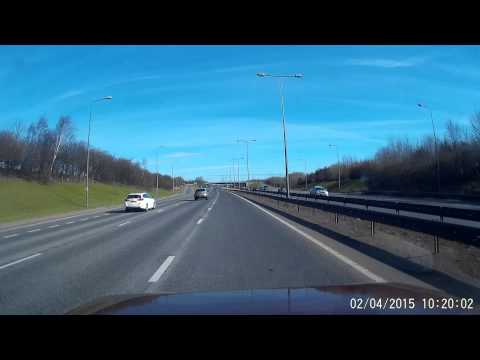 OMYA Articulated Lorry Tanker overturn A19 Teesside 2nd April 2015