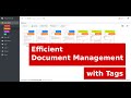 Efficient Document Management with Tags (DMS with tags and folders)