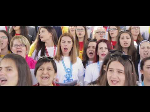 Himna "Krist, naša nada" uz kadrove Susreta mladih u Vukovaru