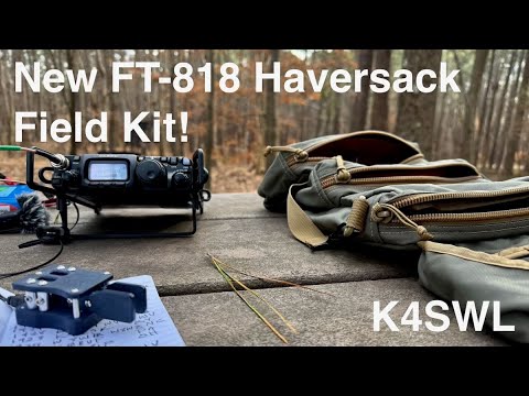 The Hidden Woodsmen M55 Haversack + FT-818 POTA: Shaking Down a New Field Kit