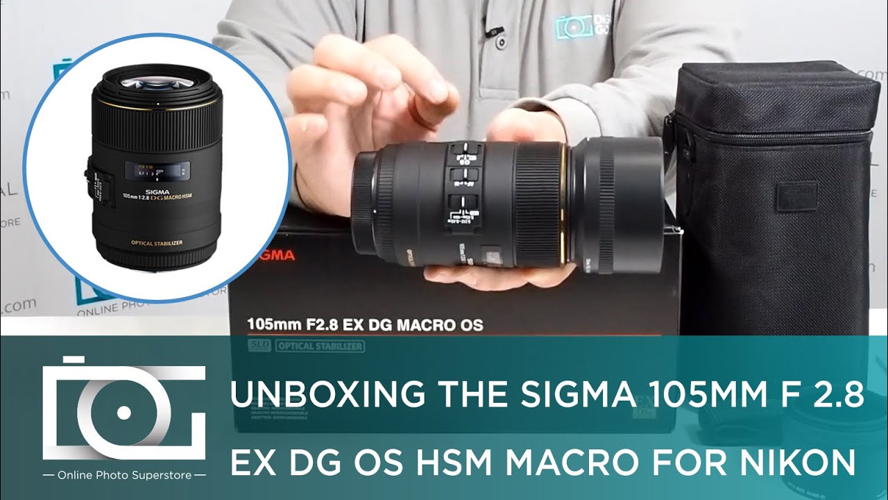 Объектив Sigma AF 105mm f/2.8 EX DG OS HSM Macro Nikon F