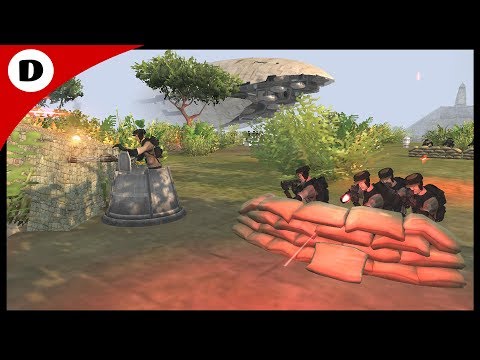DESPERATE REBEL EVACUATION ~ Last Ditch Defense - Men of War Star Wars Mod