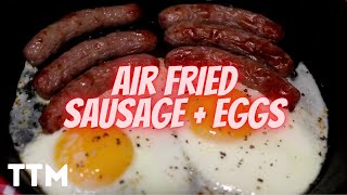 How to cook Sausage and Eggs in the Air Fryer Oven