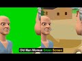 Village Man Woman Character Talking Green Screen No Copyright Green Background Screen