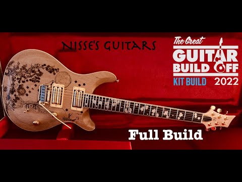 Nisse's Guitars - Sakura Guitar - FULL BUILD #ggbo2022