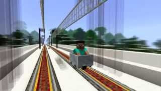 High Speed Train in Minecraft