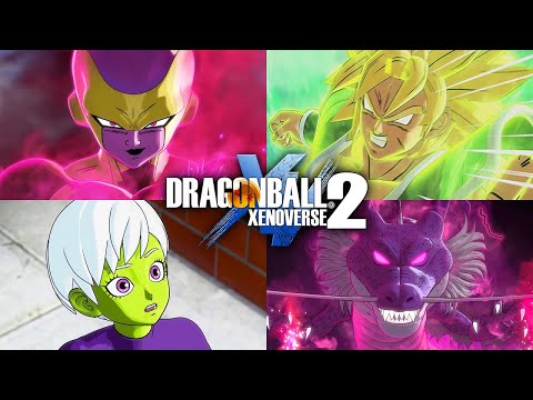 Dragon Ball Xenoverse 2 - DLC 20 All Animated Cutscenes (Future Saga Chapter 3 DLC)