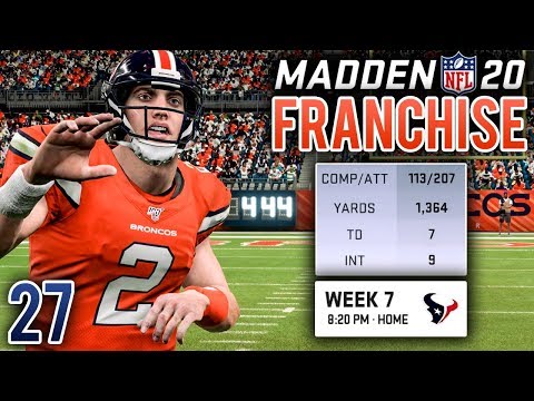 LAST CHANCE For Rookie QB Adam Cain? - Madden 20 Broncos Franchise (Y2:G7) - Ep.27