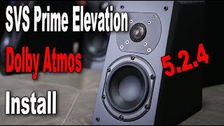Video thumbnail for SVS Prime Elevation Dolby Atmos Speaker  Install  5.2.4 by VillaMan