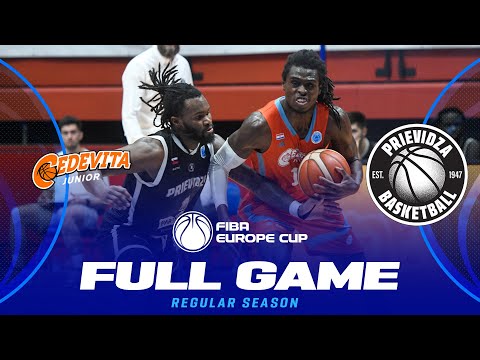 Regular Season | Cedevita Junior v BC Prievidza | Full Basketball Game | FIBA Europe Cup 2025-26