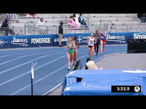 Women's 4x800m University Division Section 1 - Drake Relays 2025 [Full Race Replay]