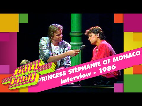 Interview with Princess Stéphanie of Monaco on Countdown (1986)