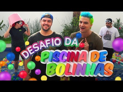 BASQUETE MALUCO NA PISCINA (COM 1000 BOLINHAS)!