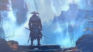 Wooden Wall Art - Samurai in the Mountains