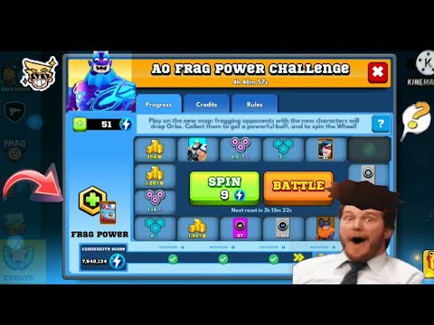 Frag pro shooter AO Frag power channge just 1 spin and get power