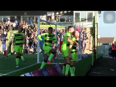 Forest green reaction  vs Cheltenham