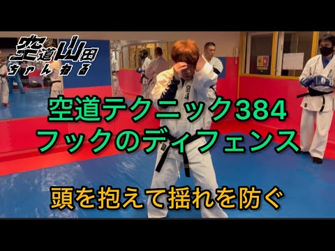 【武道】空道テクニック384「フックのディフェンス」【格闘技】