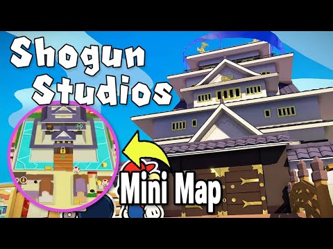 Shogun Studios 100% Walkthrough with Mini Map - Paper Mario: The Origami King