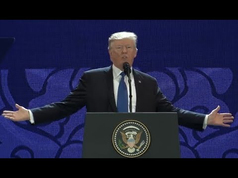 Trump delivers 'America First' speech at APEC