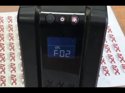 APC F02 Error / Разборка, ремонт, калибровка Back-UPS Pro