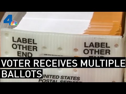 Multiple Ballots Mailed to Voter Ahead of Election | NBCLA