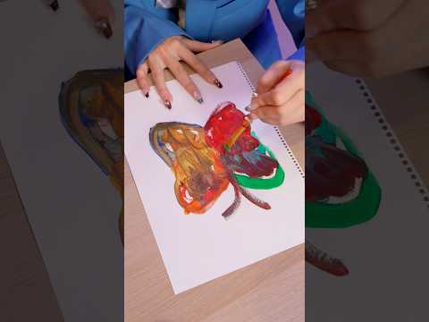How to Draw a Rainbow Butterfly🦋🌈❣️