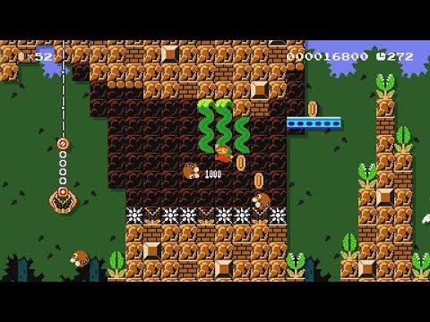 Jump King: Woodlands by Brakkie - Super Mario Maker 2