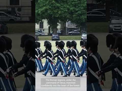 The Battle of the Teutoburg Forest of 9 AD