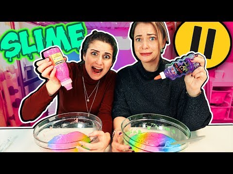PAUSE Slime Challenge mit Bianca gegen Dania! Kaans fiese Schleim Challenge!