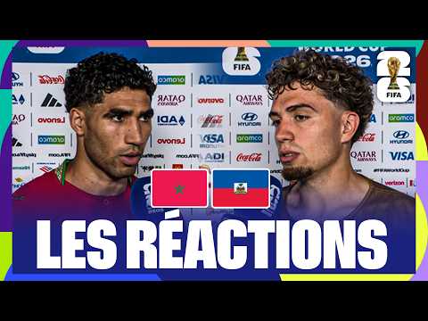 LA FIERTÉ D'HAKIMI, la joie de PLACIDE, l'ALERTE d'El Khanouss,... Les RÉACTIONS après MAROC - HAÏTI