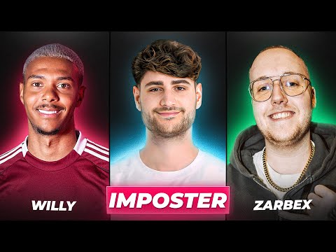 STREAMER vs IMPOSTER!🧐😂 mit Zarbex, Eli, Willy, Kroko, Danny & Repaz
