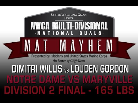 165 Dimitri Willis v Louden Gordon - 2015 NWCA Multi-Divisional Duals - D2 FINAL