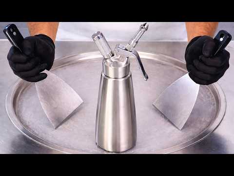 Whipped Cream - Ice Cream Rolls | Satisfying Visual ASMR