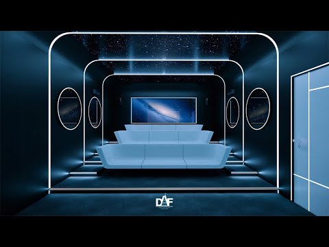 Sketchup and Enscape 2.9 Spaceship Theme Home Theater Interior Design